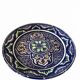 Spanish ceramic plate signed
