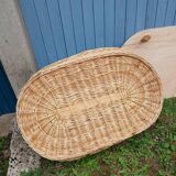 Wicker pastry basket
