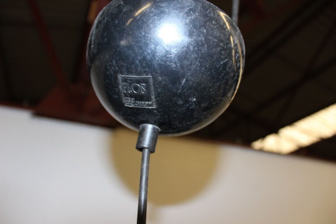 Flos black and white sheet metal design chandelier