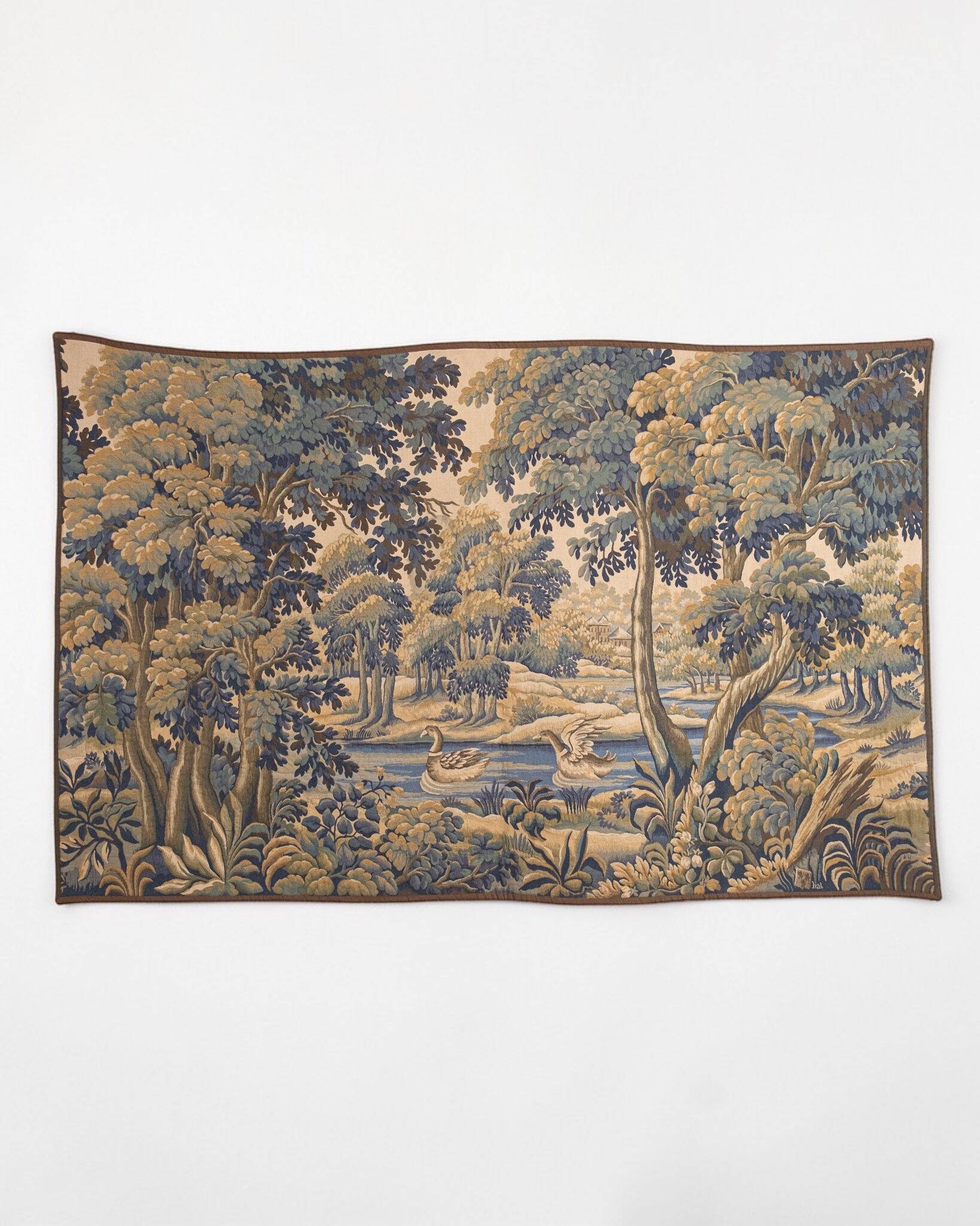 Verdure Tapestry with Ducks, Halluin Manufacture, France, 20th century