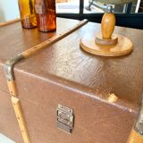 Old  vintage travel trunk