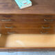 Vintage oak commode from the 1960s.