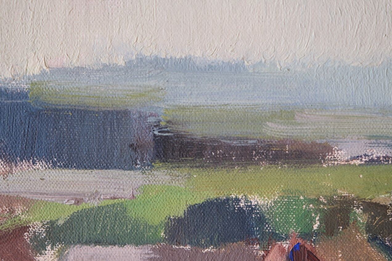 Helge Cardell, Swedish Modern Painting, 1960s, Oil on Canvas, Framed