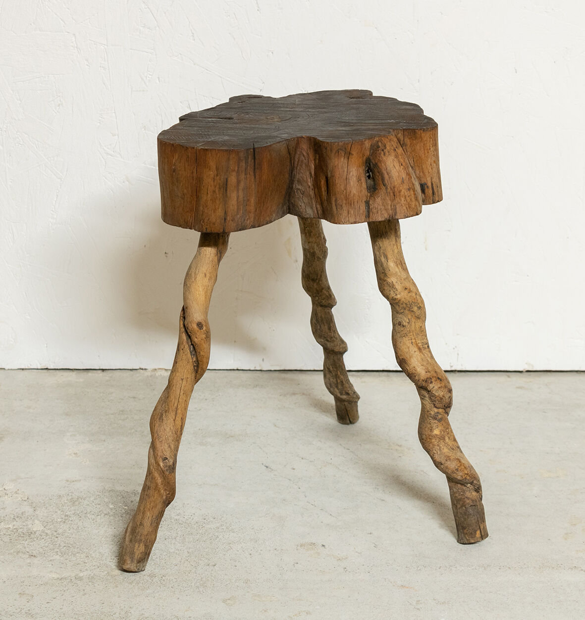 Tripod wooden stool