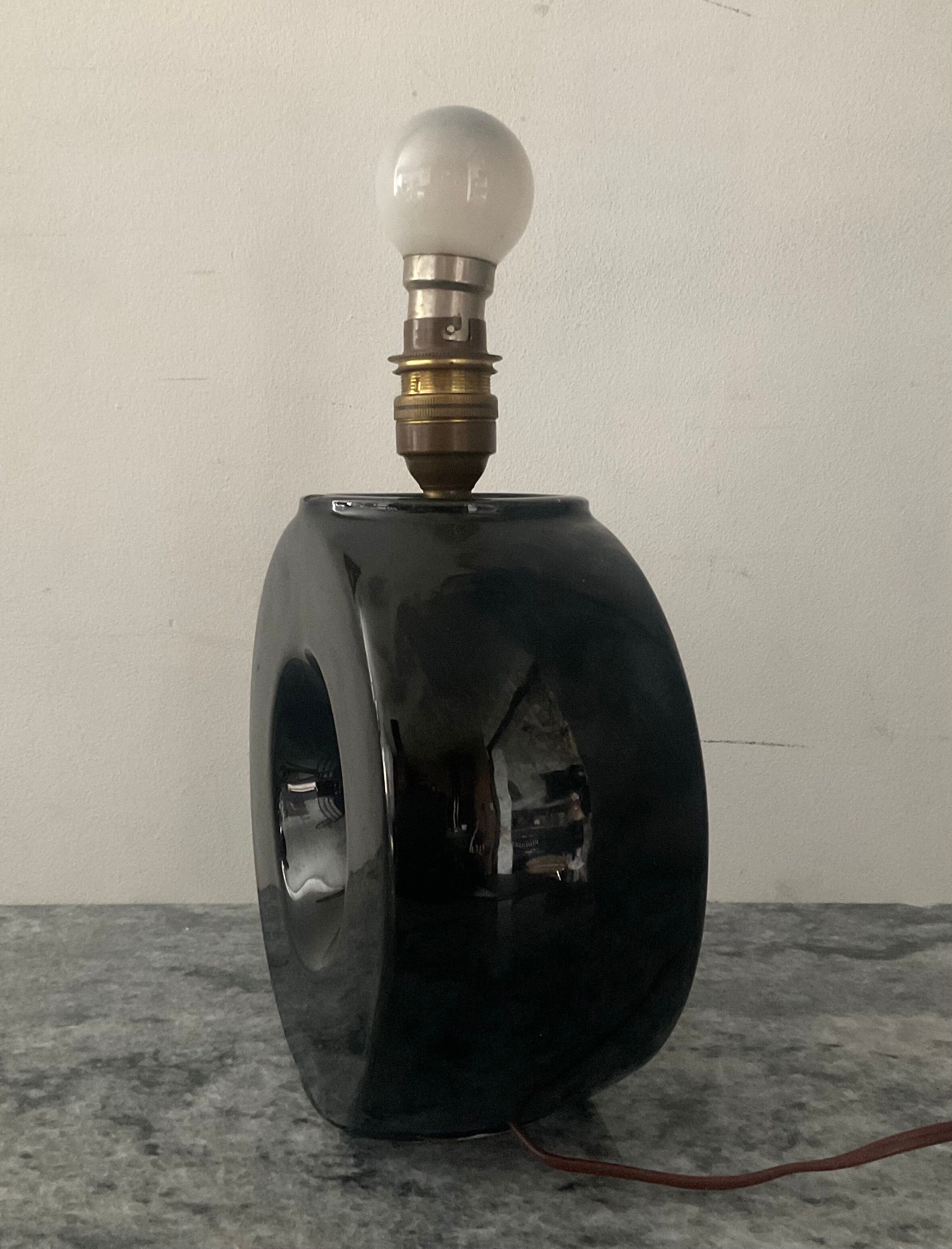 Vintage 1960s ceramic lamp base