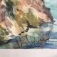 Lithograph Monaco the Palace signed Jean-Marie Simon 20th century