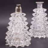 Set of 3 Ercole Barovier Rostrato Murano Italian Glass Vase for Barovier &