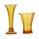 Set of Amber Vases Luxval Américain Art Deco 1935