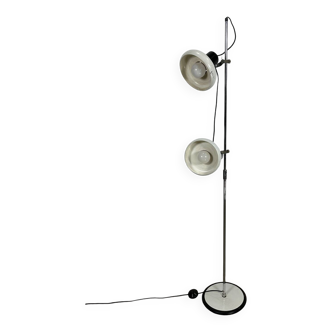 Aluminum floor lamp from the 60s