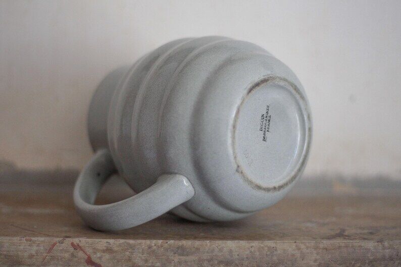 Ceramic pitcher Digoin, Art Deco pitcher, jug, kitchen, collection, pitcher