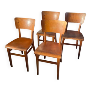 4 chaises bistrot Thonet