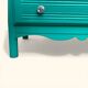 Art Deco emerald green chest of drawers