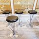 Piet Hein, bar stools, 3 available. Scandinavian / Danish Modern, Fritz Hansen.