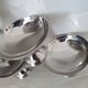 Dessert / ice cream bowls in stainless steel, Guy Degrenne style.
