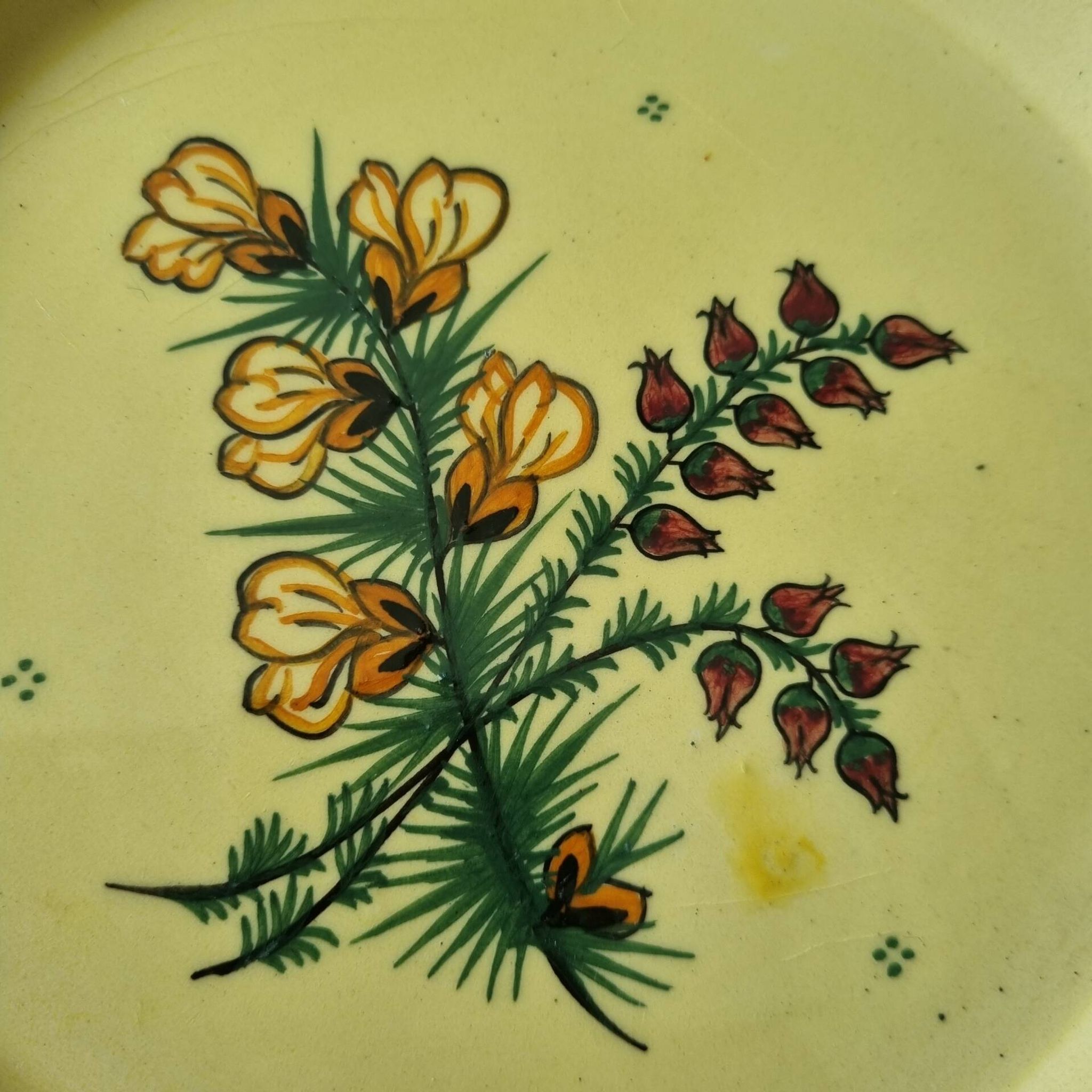 Henriot Quimper ceramic plate 1950s/60s