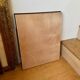 Vitrine en bois et velours noir