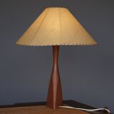 Scandinavian Teak Table Lamp, 1960s