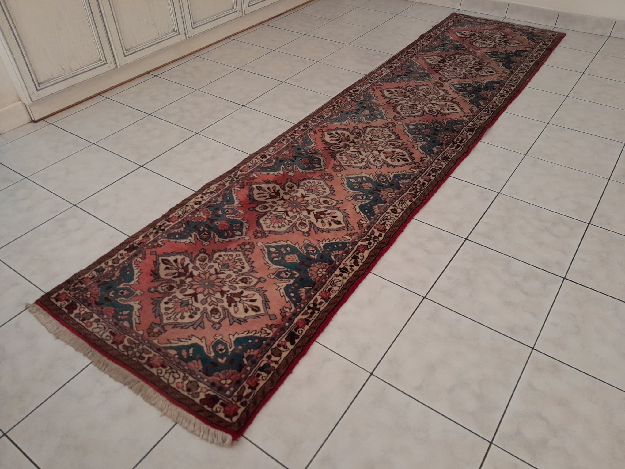 Carpet persian gallery hamadan handmade 328x82cm
