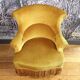 Green-yellow toad armchair