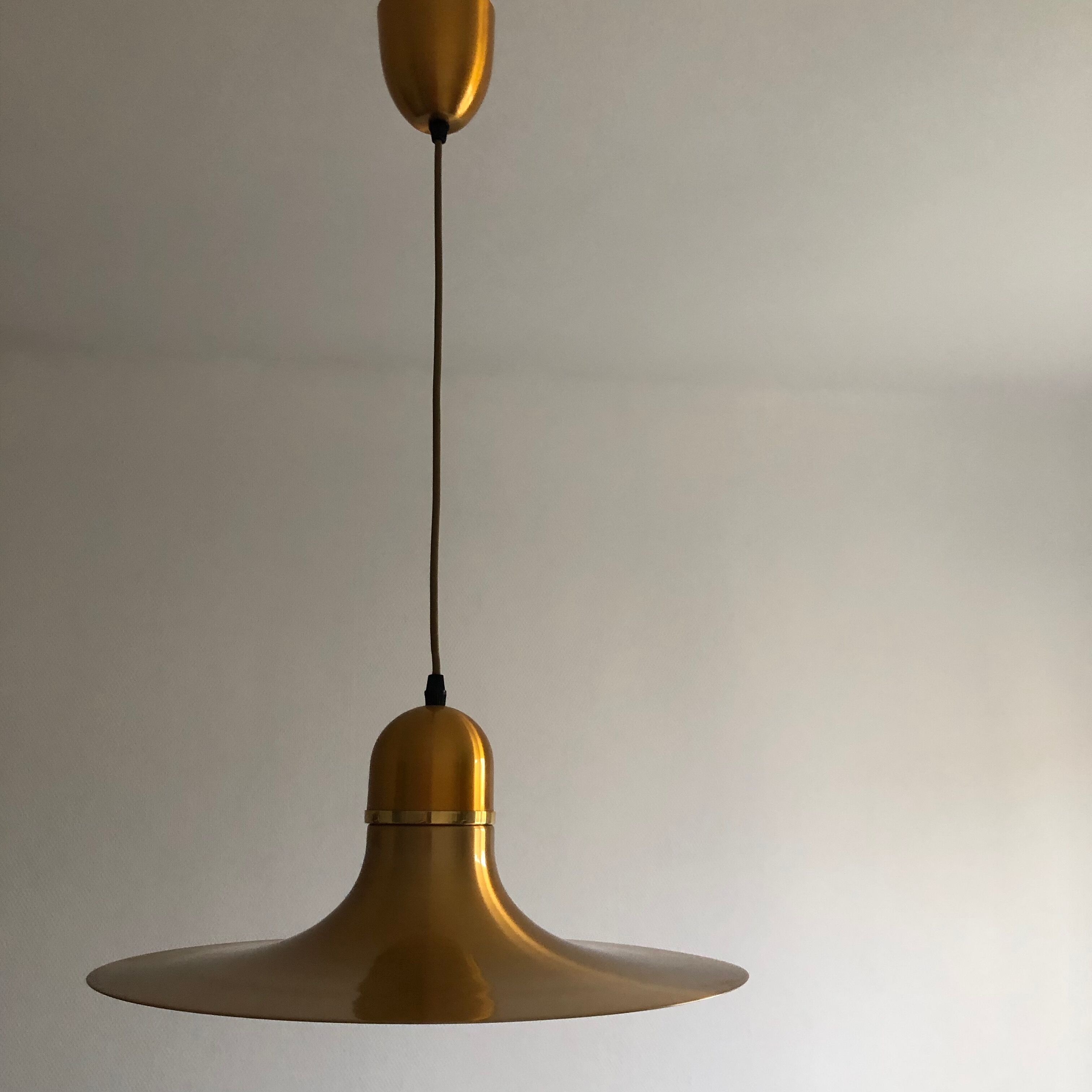 Great hanging Golden vintage 1960 80x43cm
