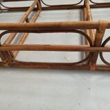 Rattan bamboo bed for one person