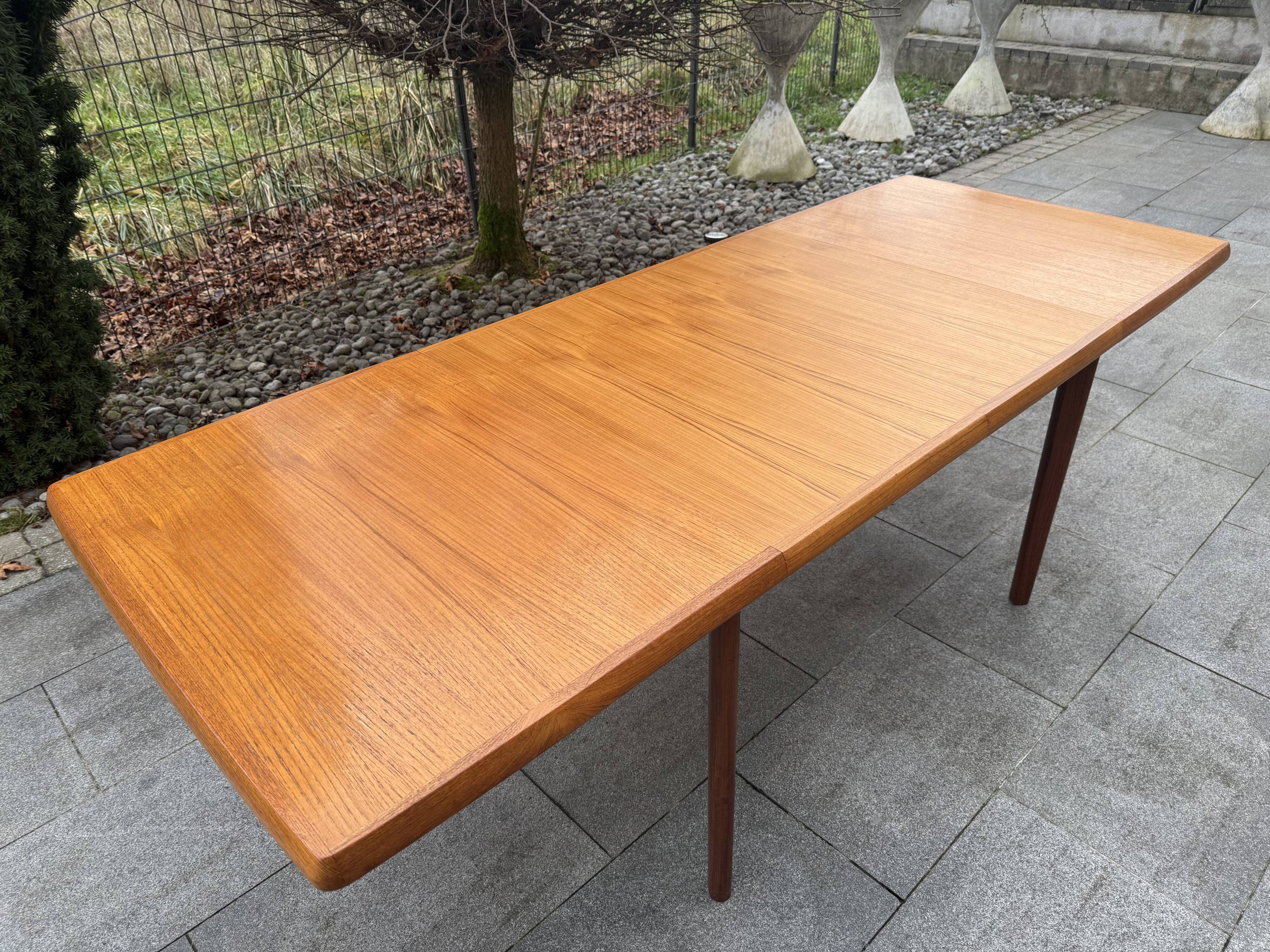 Scandinavian dining table Henning Kjaernulf Year 60