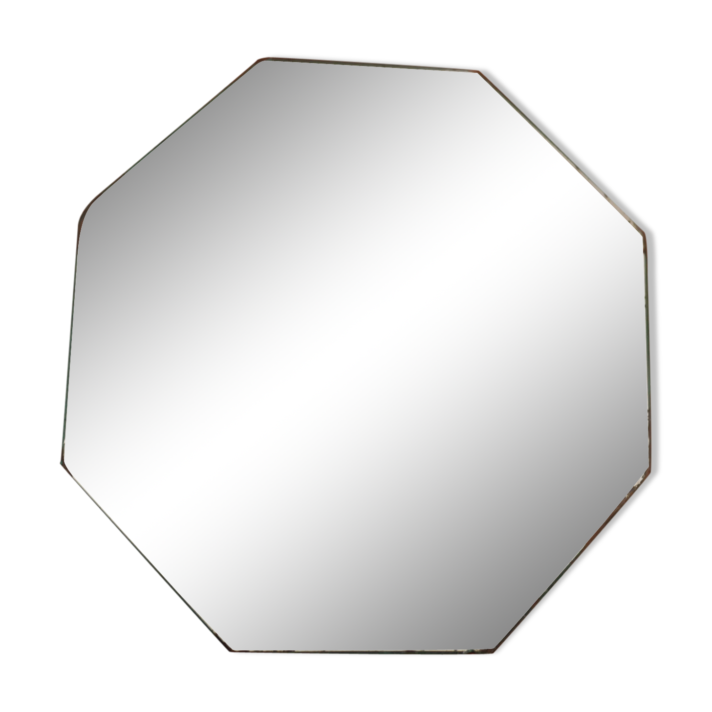 Octagonal mirror beveled 18x18cm