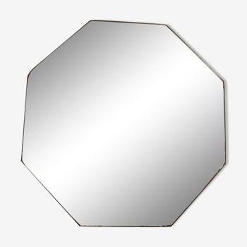 Octagonal mirror beveled 18x18cm