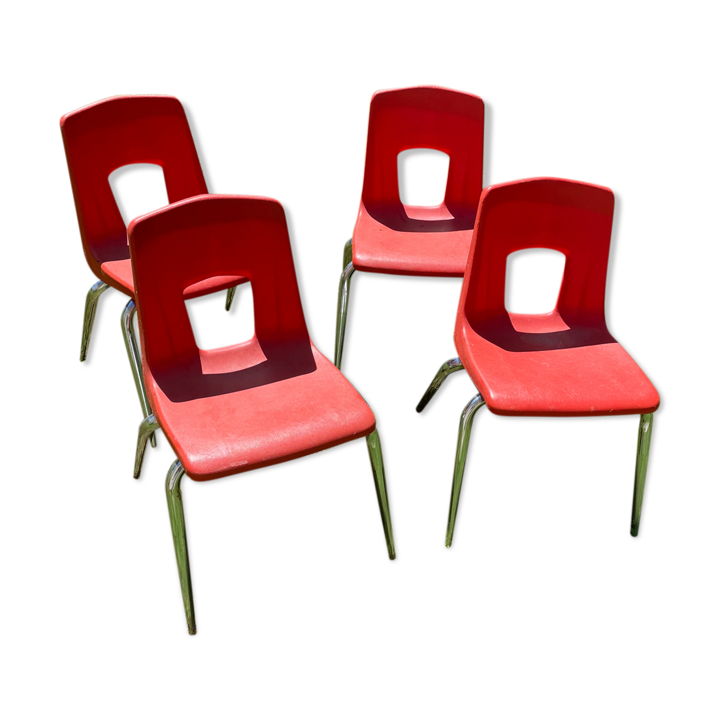 4 children's chairs Year 60