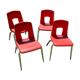 4 children's chairs Year 60