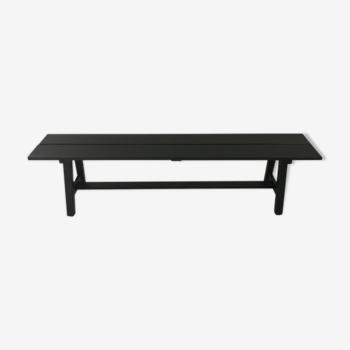 Banc patiné noir