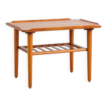 Teak coffee table by Holger Georg Jensen for Kubus, Denmark, 1960s.