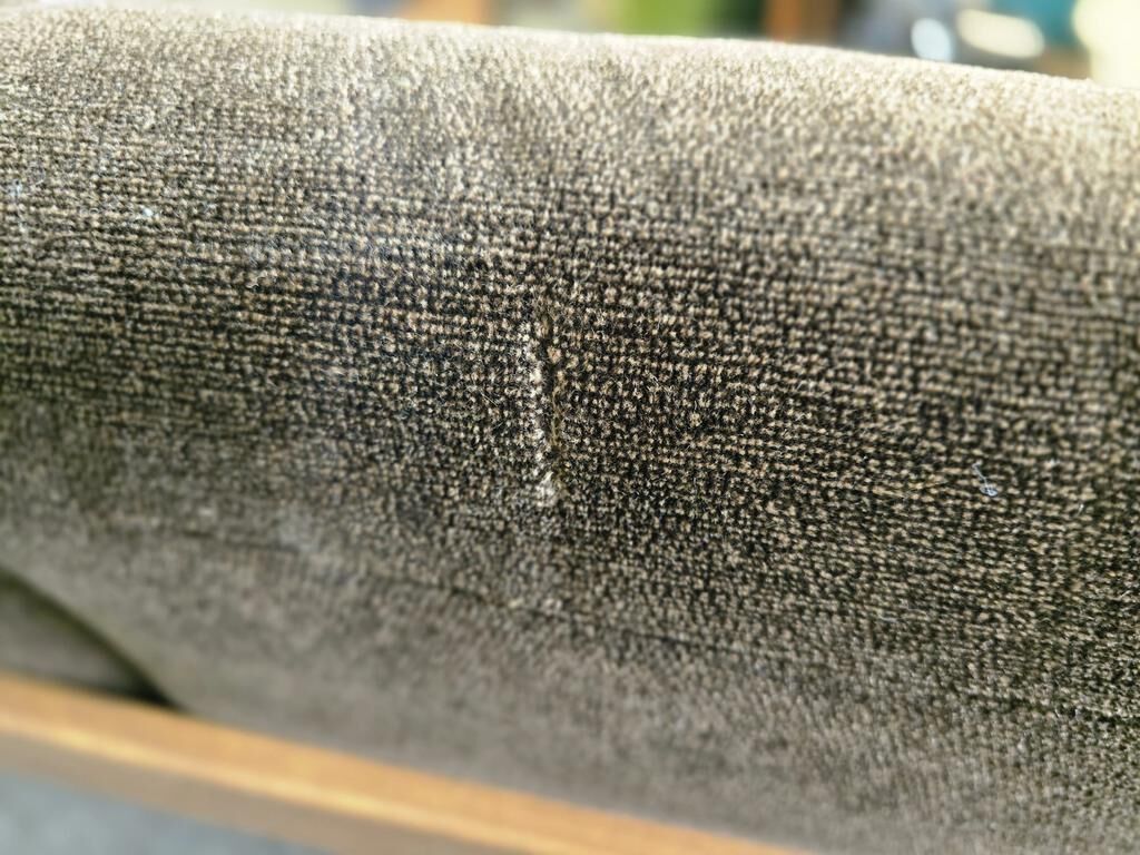 Vintage brown brutalist sofa