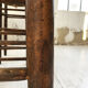 Set de 3 tabourets en paille hauts