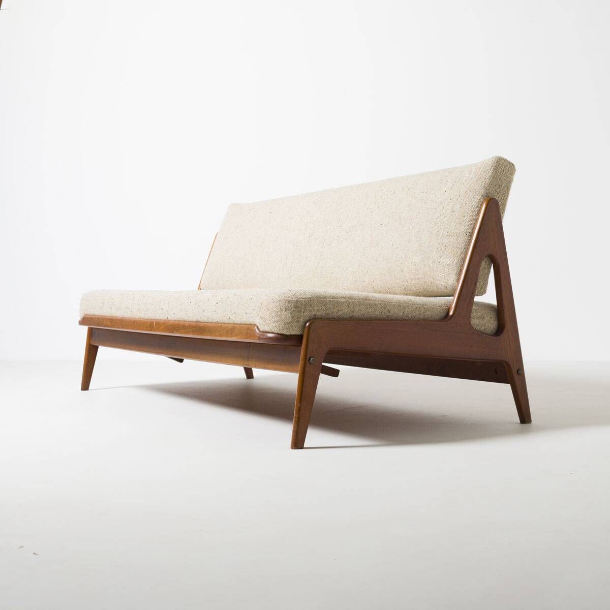 Mid-century Teak Sofa / Daybed by Arne Wahl Iversen for Komfort, Denmark, 1