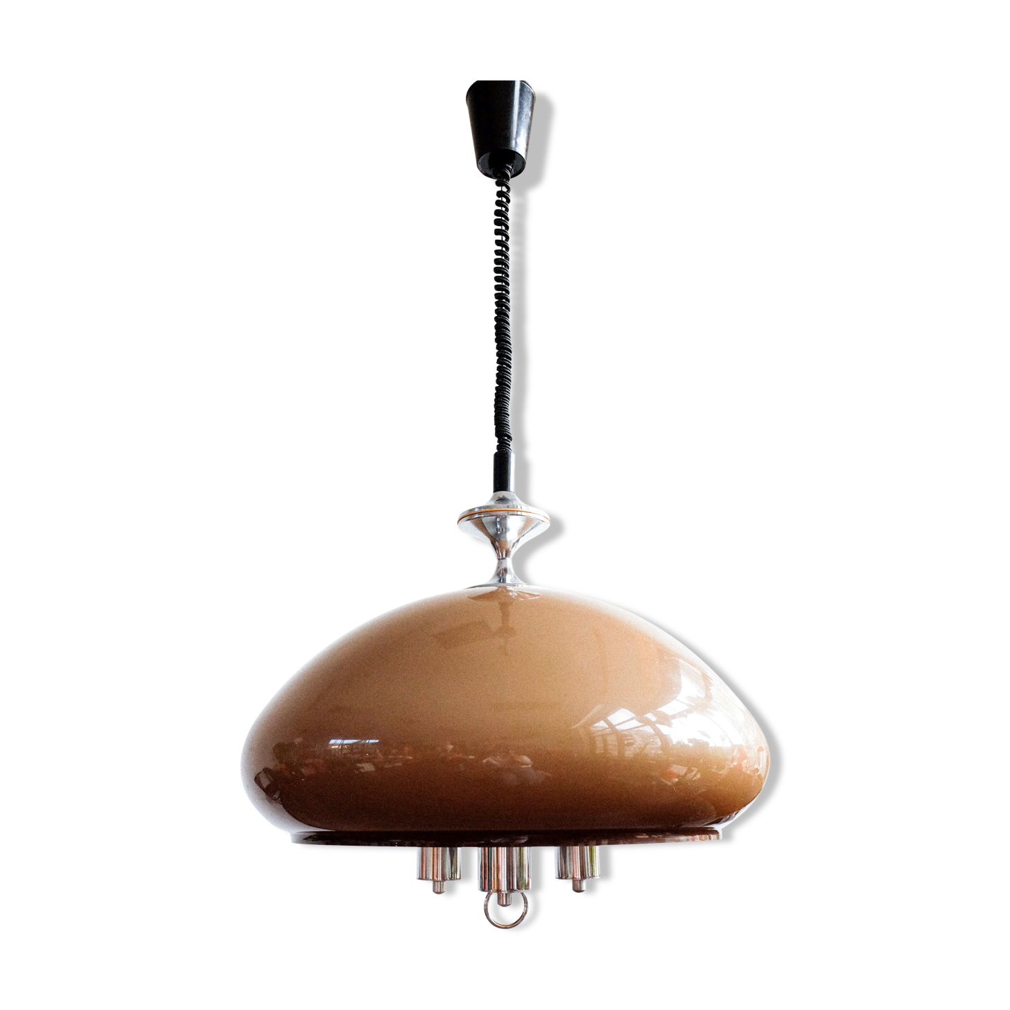 Space Age Hungarian Adjustable Pendant by Szarvasi, 1970s