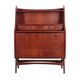 Secrétaire en teck, design scandinave, années 1960, fabriqué par SW Finland