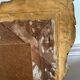 Antique gilded wood fireplace trumeau mirror 125x80