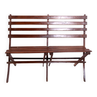 Banc pliant en teck birman