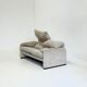 Cassina Maralunga 2-seater sofa by Vico Magistretti off-white with subtle pattern
