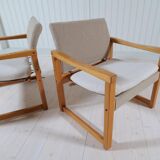 Karin Mobring Diana mid-century modern armchairs by Ikea in Sweden, 1970s.