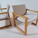 Karin Mobring Diana mid-century modern armchairs by Ikea in Sweden, 1970s.