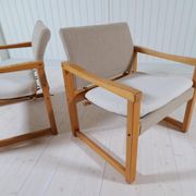 Karin Mobring Diana mid-century modern armchairs by Ikea in Sweden, 1970s.
