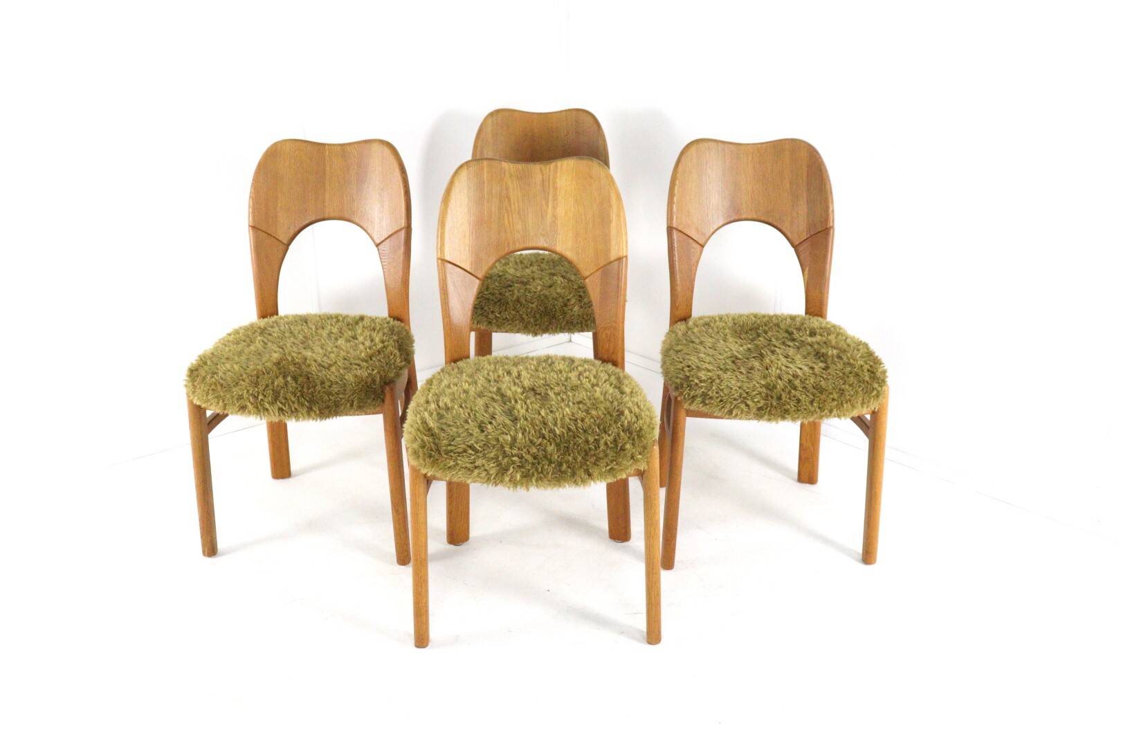4 chaises de salle à manger en chêne 'Seest'