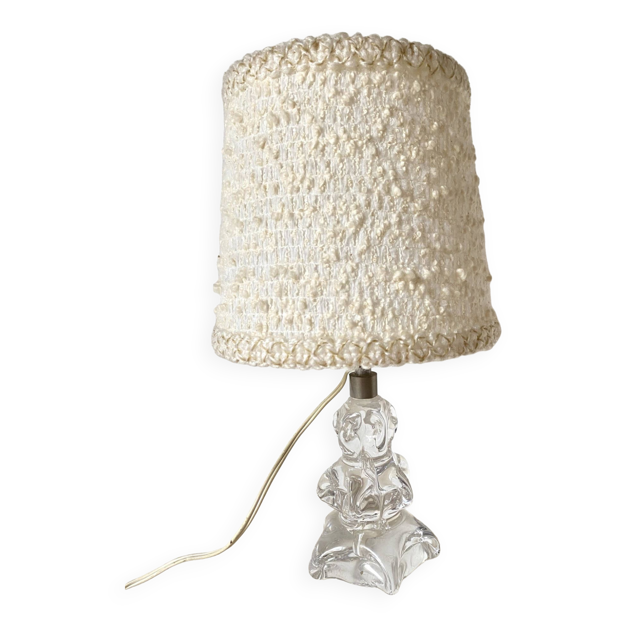 Daum style crystal lamp, 1950s