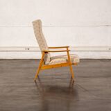 LARGE VINTAGE 3-POSITION ARMCHAIR