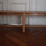 Banc en bois vernis