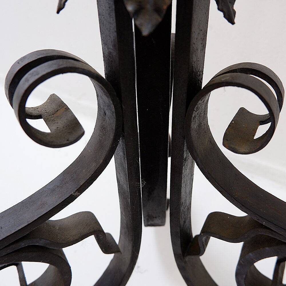 Grand Italian chandelier in wrought iron - 19th century