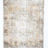 3x6 Shades Of Beige & Brown Classic Vintage Rug, 104x174Cm SK 17854