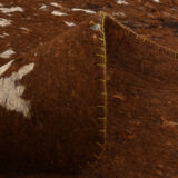 3x10 neutal brown felt vintage runner rug,85x307cm